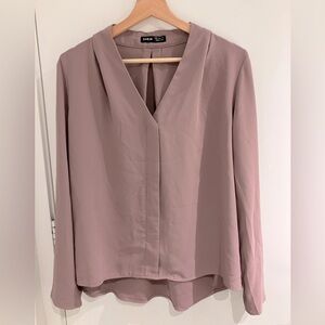 SHEIN pale rose pink women’s blouse